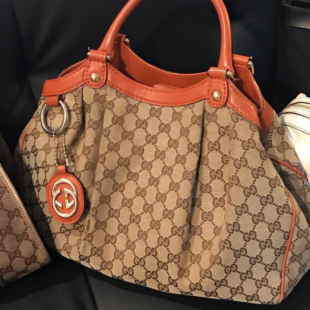 Gucci canvas Handbag